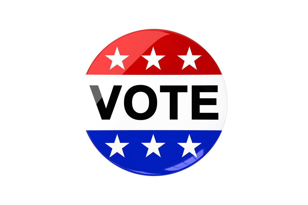 Patriotic Vote Button Transparent Background, Stars Vector - Download Free Stock Images Pikwizard.com