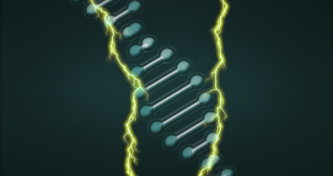 Dynamic Digital DNA Helix with Electric Energy