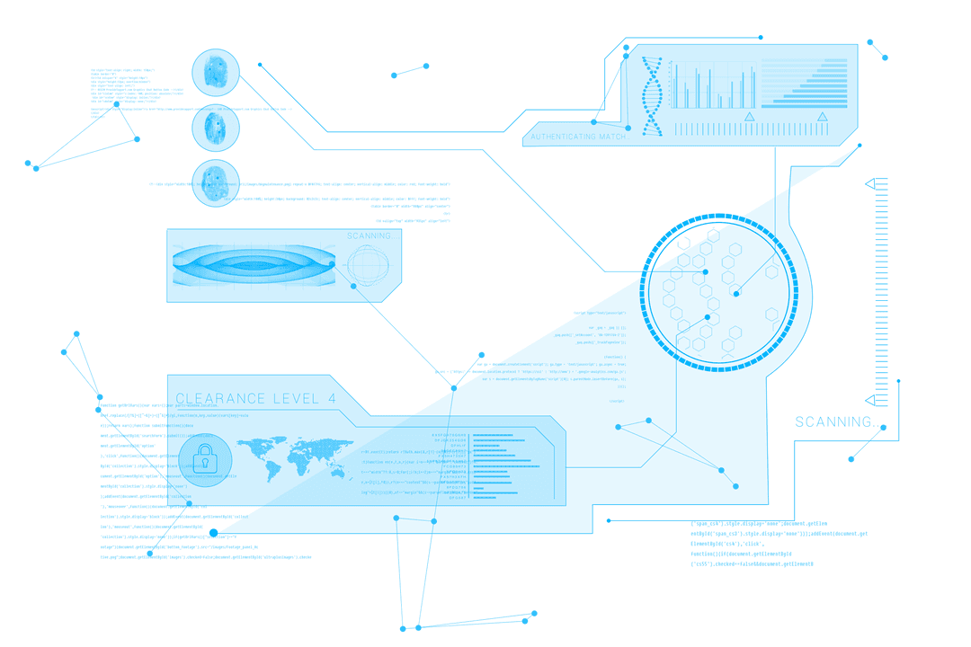 digital blue data interface on transparent background - Download Free Stock Images Pikwizard.com