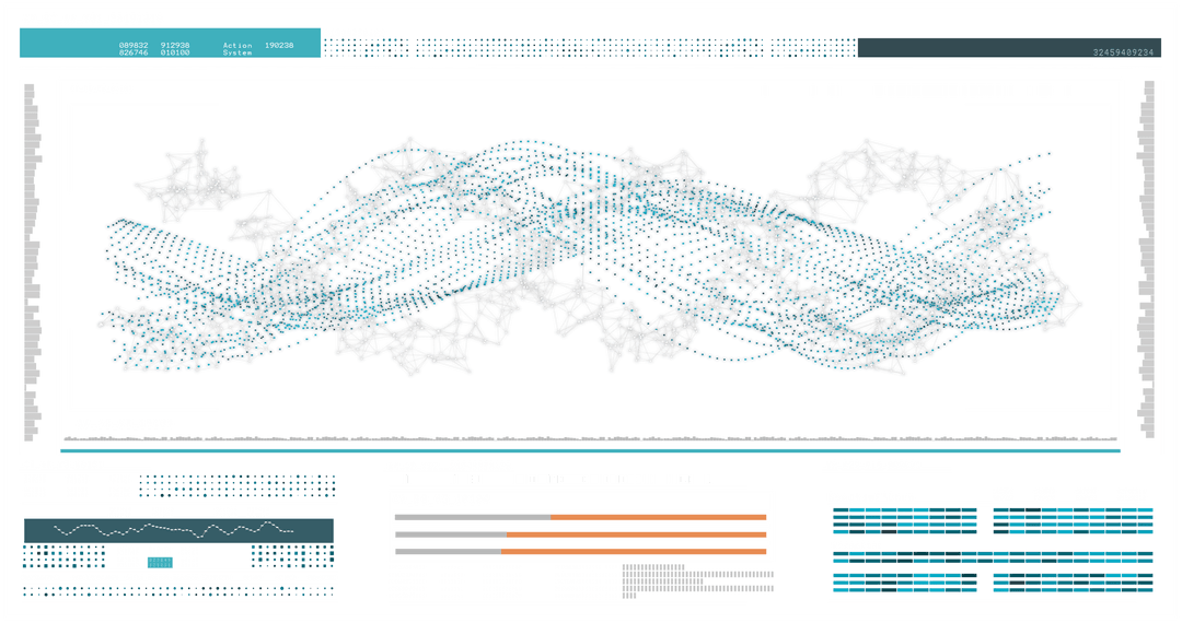 Abstract Digital Data Processing Interface on Transparent Background - Download Free Stock Images Pikwizard.com