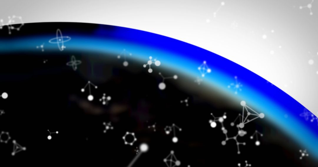 Digital Connectivity Network with Orbital Atom Symbols