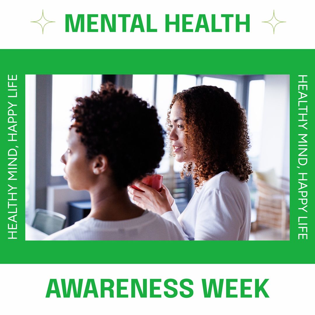 Mental Health Awareness Week Diverse Women Chatting