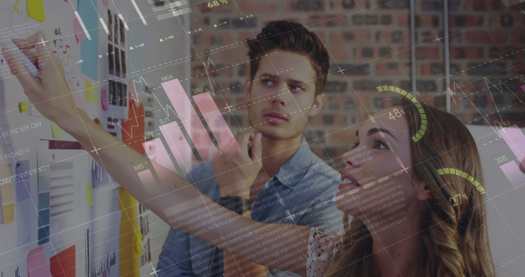 Team Collaborating on Business Data and Analytics