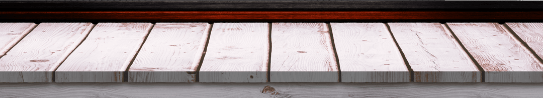 Transparent Wooden Floor with Isolated Texture on White Background