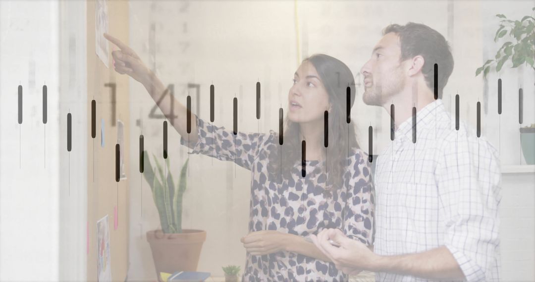 Collaborative Coworkers Strategizing in Office Meeting