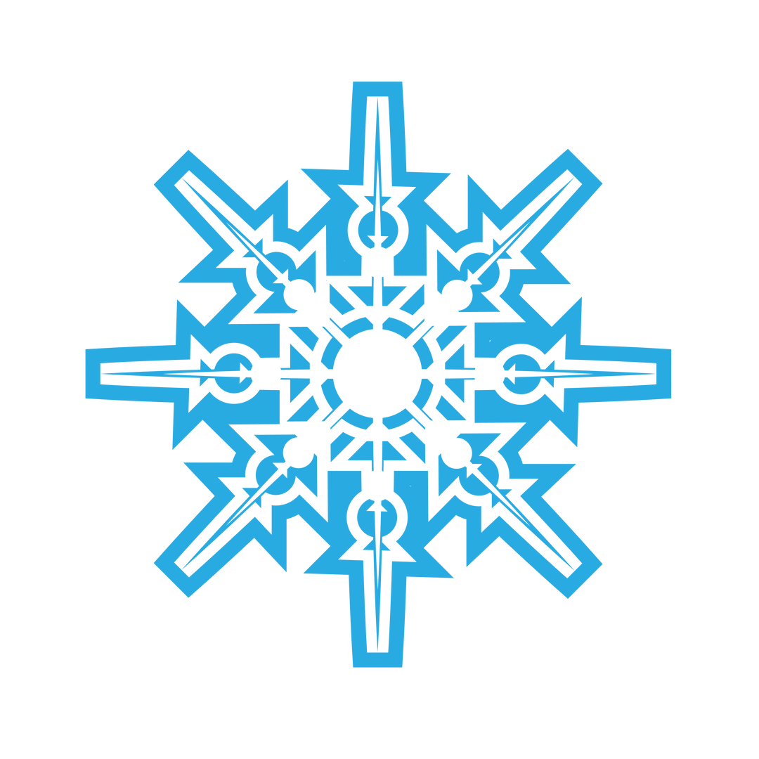 Transparent Intricate Blue Snowflake Digital Art - Download Free Stock Images Pikwizard.com