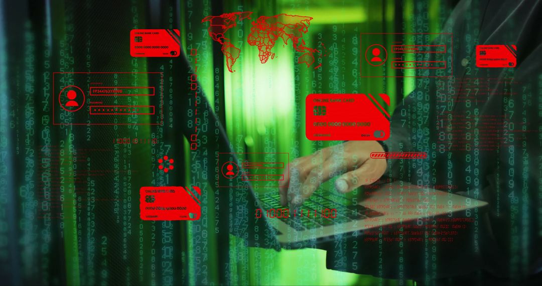 Cybersecurity Threat with Digital Data Transfer and Credit Card Information