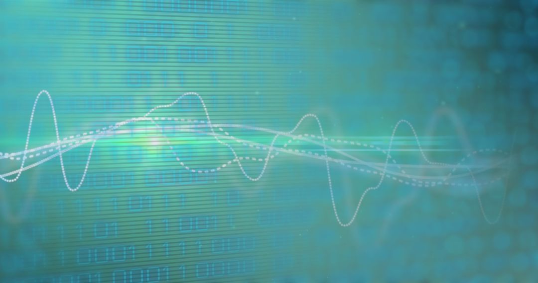 digital currency growth with binary and wave graphs - Free Images, Stock Photos and Pictures on Pikwizard.com