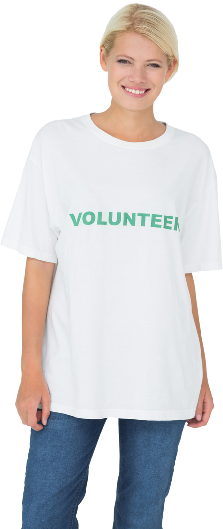 Transparent Portrait of Smiling Female Volunteer on White Background - Download Free Stock Images Pikwizard.com