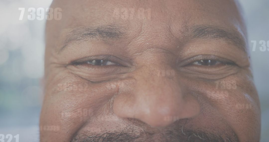 Smiling Doctor Enhanced with Digital Medical Data Overlay