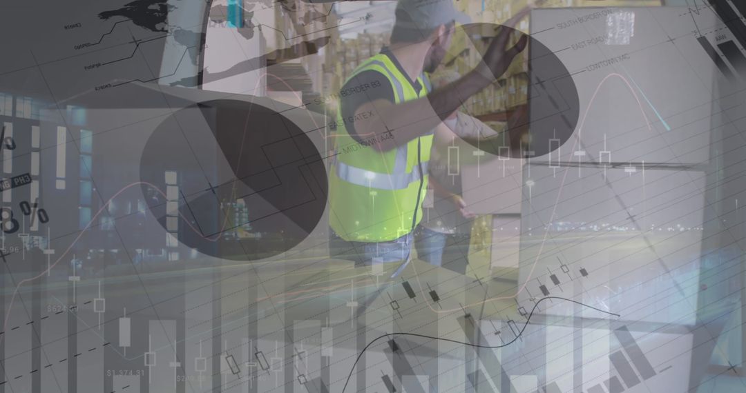 Logistics Industry and Data Analytics Insight Concept