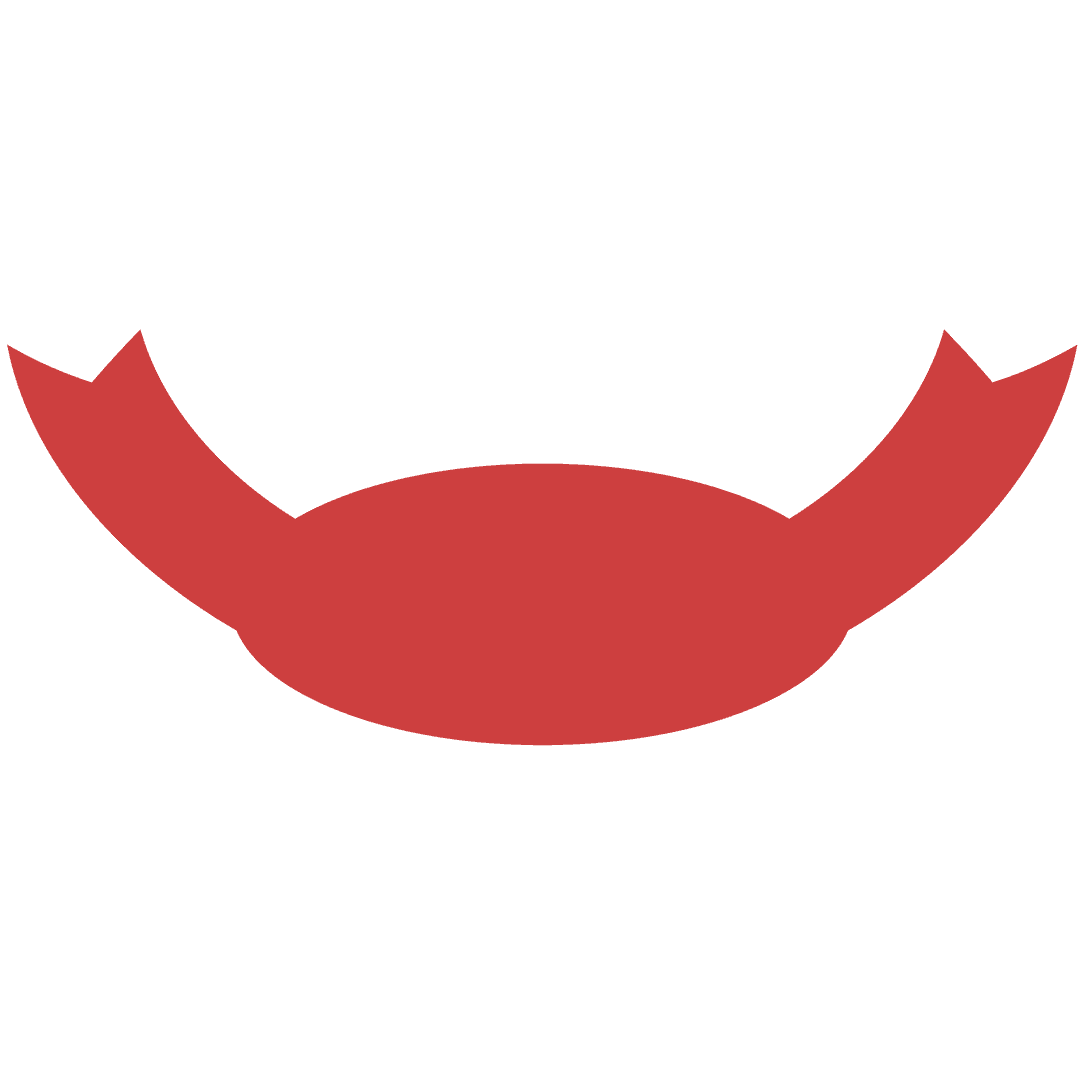 Abstract Red Wave Illustration on Transparent Background