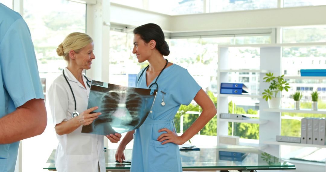 Image of medical team working in medical office - Free Images, Stock Photos and Pictures on Pikwizard.com