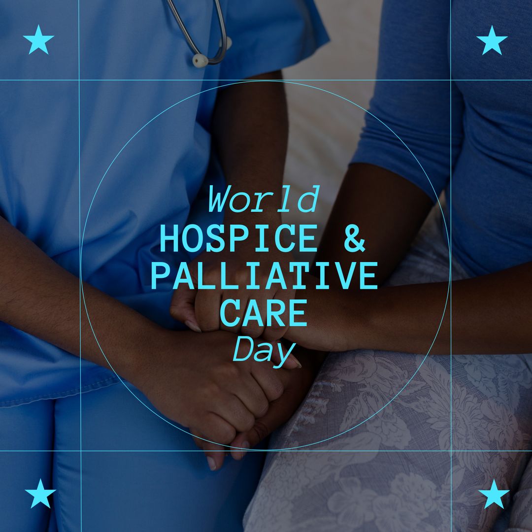 World Hospice and Palliative Care Day Concept with Doctor and Patient