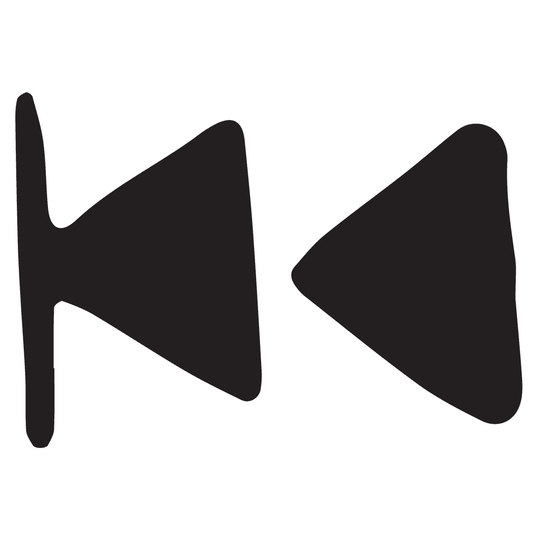 Abstract Black Shapes on Transparent Background for Patterns