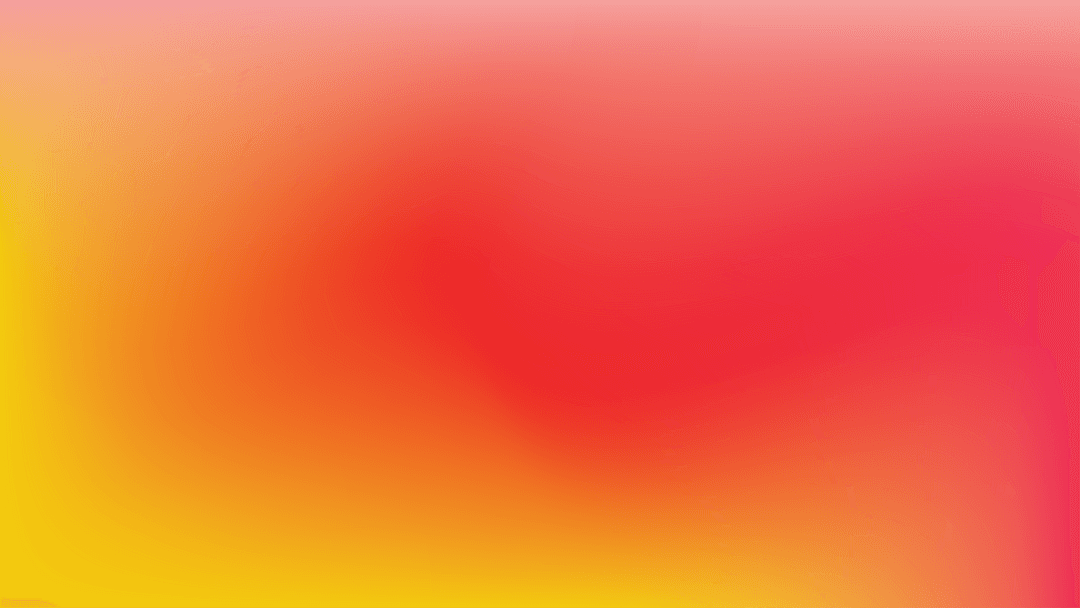 Vibrant Yellow and Red Abstract Shapes on Transparent Background