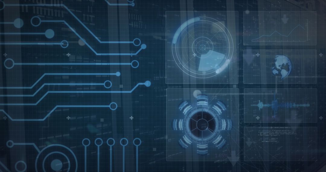 Digital Network Interface in Server Room