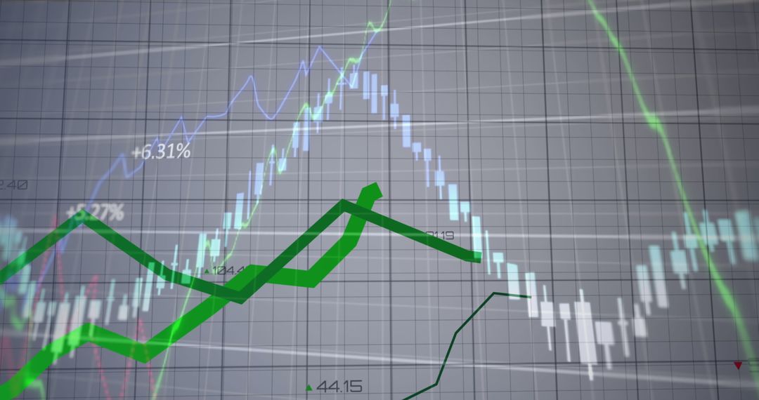 Dynamic Financial Graphs and Data Analysis in Virtual Environment