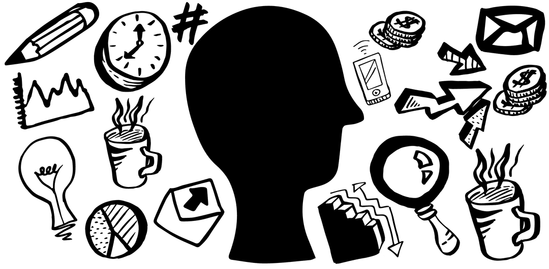 Transparent Vector Black Abstract Pattern Illustration