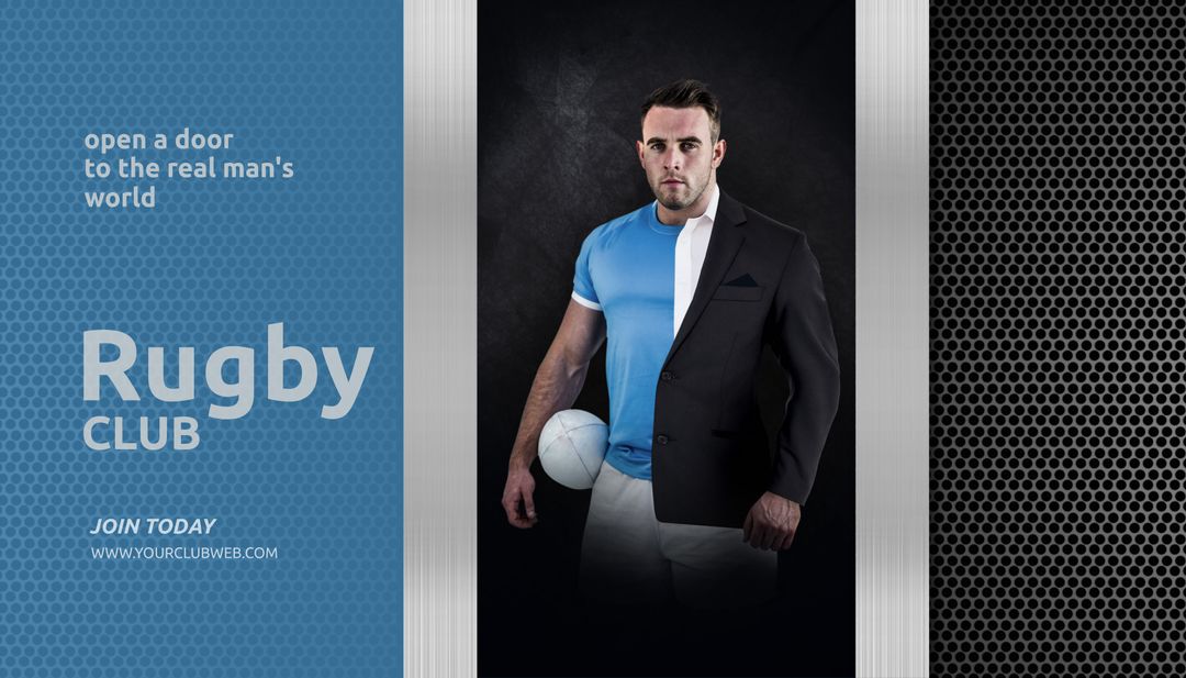 Professional Meets Athlete: Dual Persona Sports Club Promotion