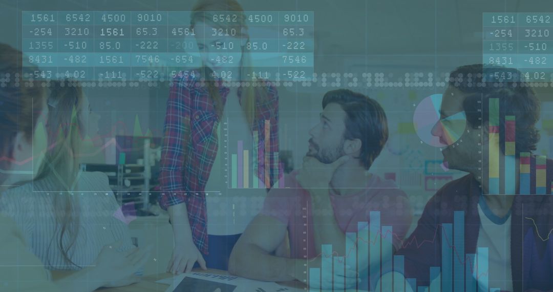 Modern Team Collaboration with Digital Analytics Overlay