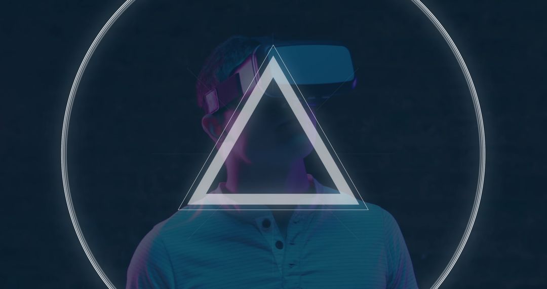 Abstract Virtual Reality Experience with Geometric Shapes