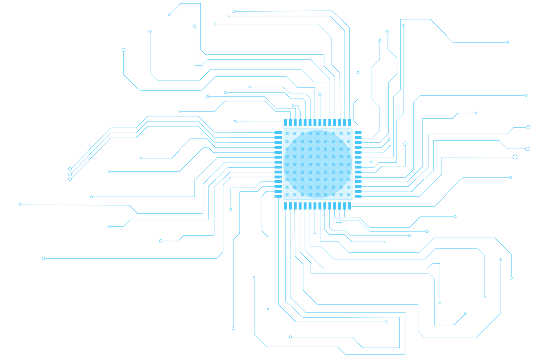 Transparent Digital Circuit Lines in Blue Pattern - Download Free Stock Images Pikwizard.com