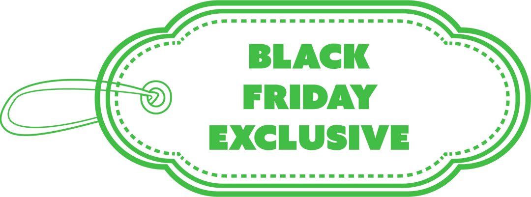 Black Friday Exclusive Tag Sticker Download Retail Discount Sale Transparent - Download Free Stock Images Pikwizard.com