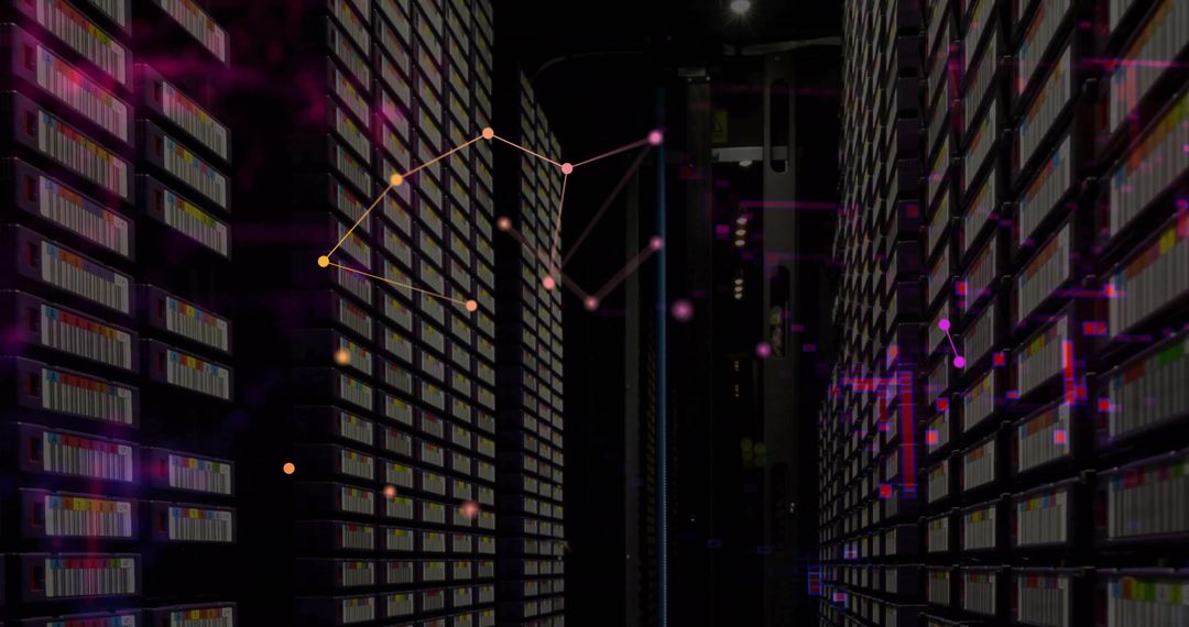 Data Servers with Abstract Digital Network Overlay