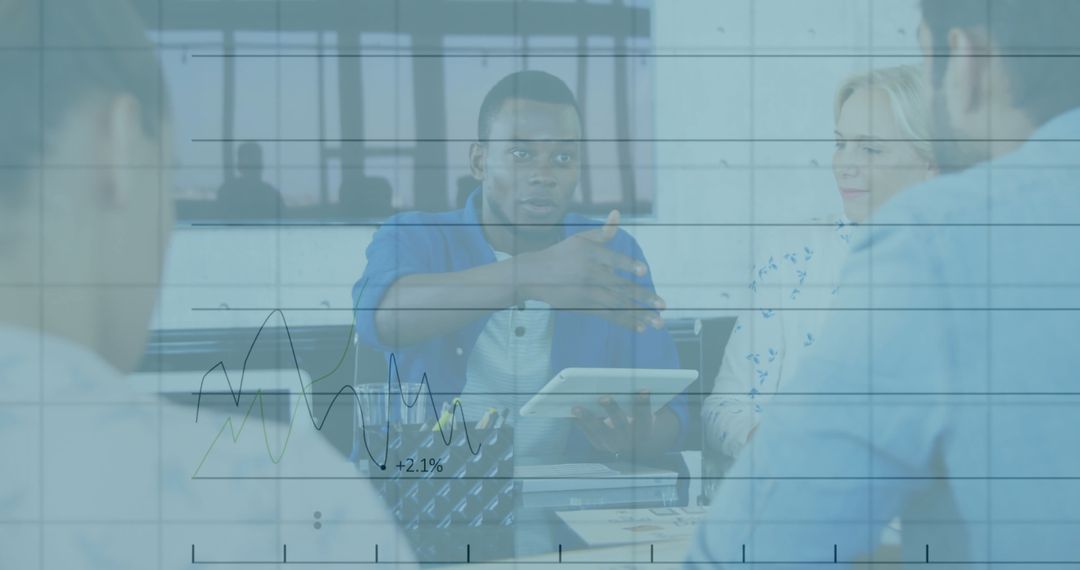 Diverse Team Analyzing Business Data for Strategic Planning