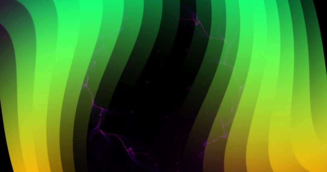 Colorful Vibrant Gradient Waves on Dark Background