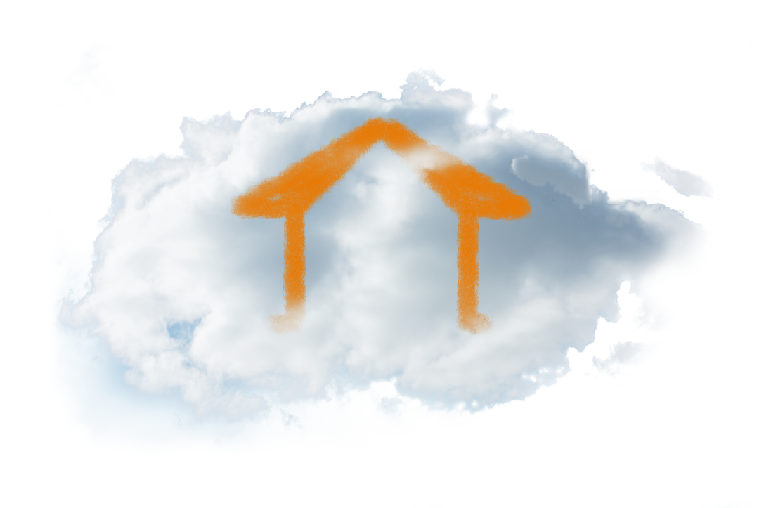 Transparent Cloud with House Symbol Illustration Isolated Vector - Download Free Stock Images Pikwizard.com