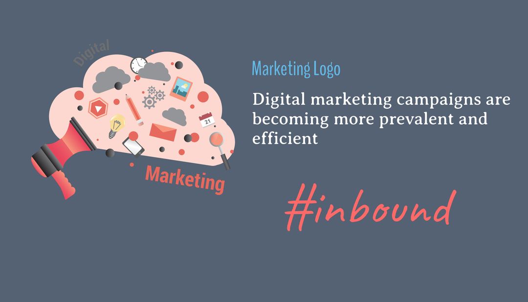 Digital Marketing Concept with Online and Social Media Icons