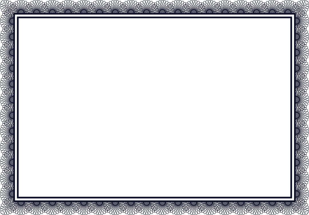 TRANSPARENT BLACK FRAME WITH COPY SPACE ON ISOLATED BACKGROUND