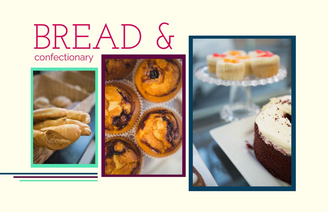 Delicious Bakery Promotion with Assorted Pastries and Cakes