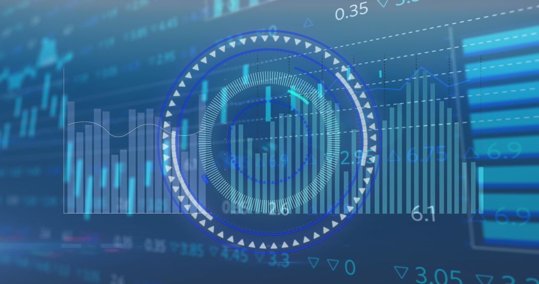 Digital Financial Data Processing with Abstract Graphs - Free Images, Stock Photos and Pictures on Pikwizard.com