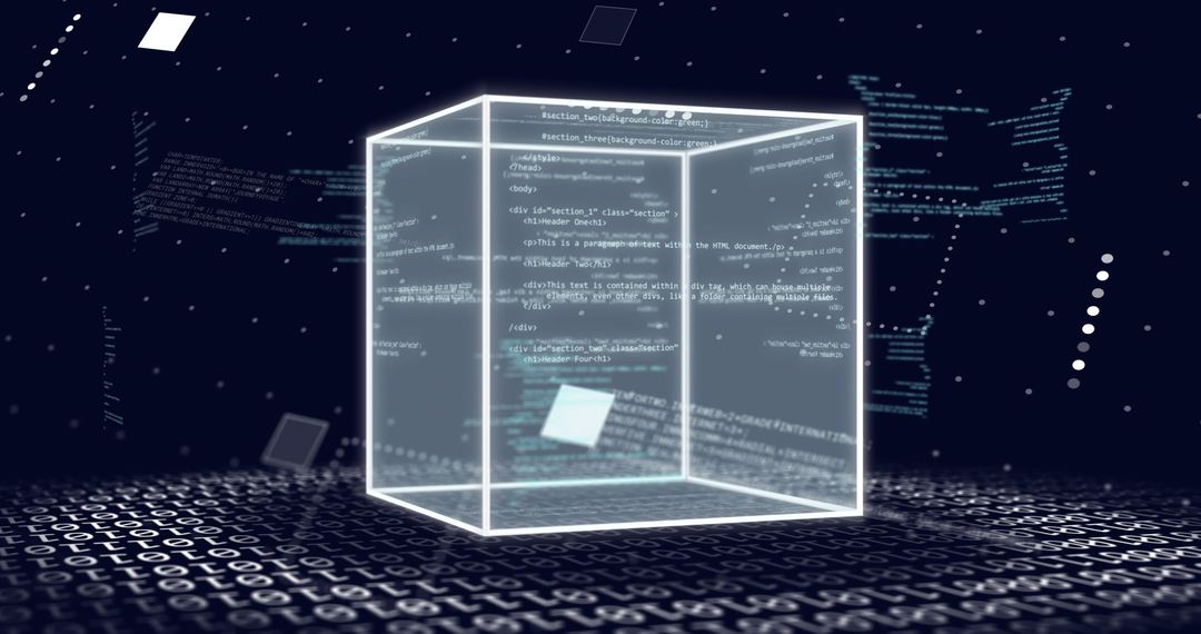 Visualizing Data Flow in a Digital Cube