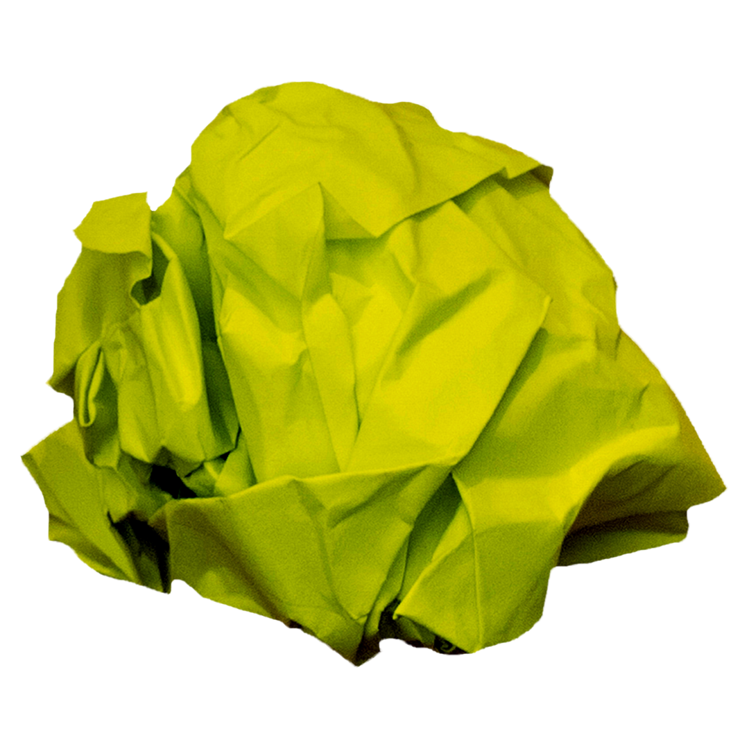 Crumbled Green Paper on Transparent Background Isolated Material - Download Free Stock Images Pikwizard.com