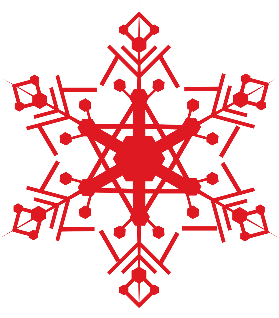 red snowflake pattern on transparent background isolated - Download Free Stock Images Pikwizard.com