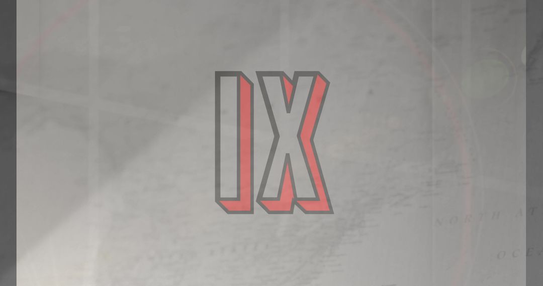 Countdown timer animation with bold design