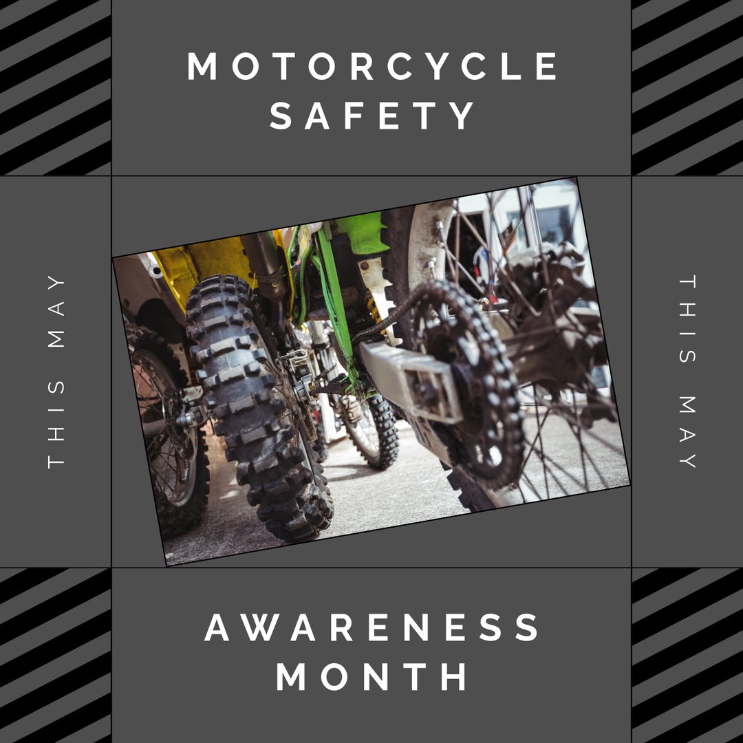 Motorcycle Safety Awareness Month Graphic Highlighting Safety Importance