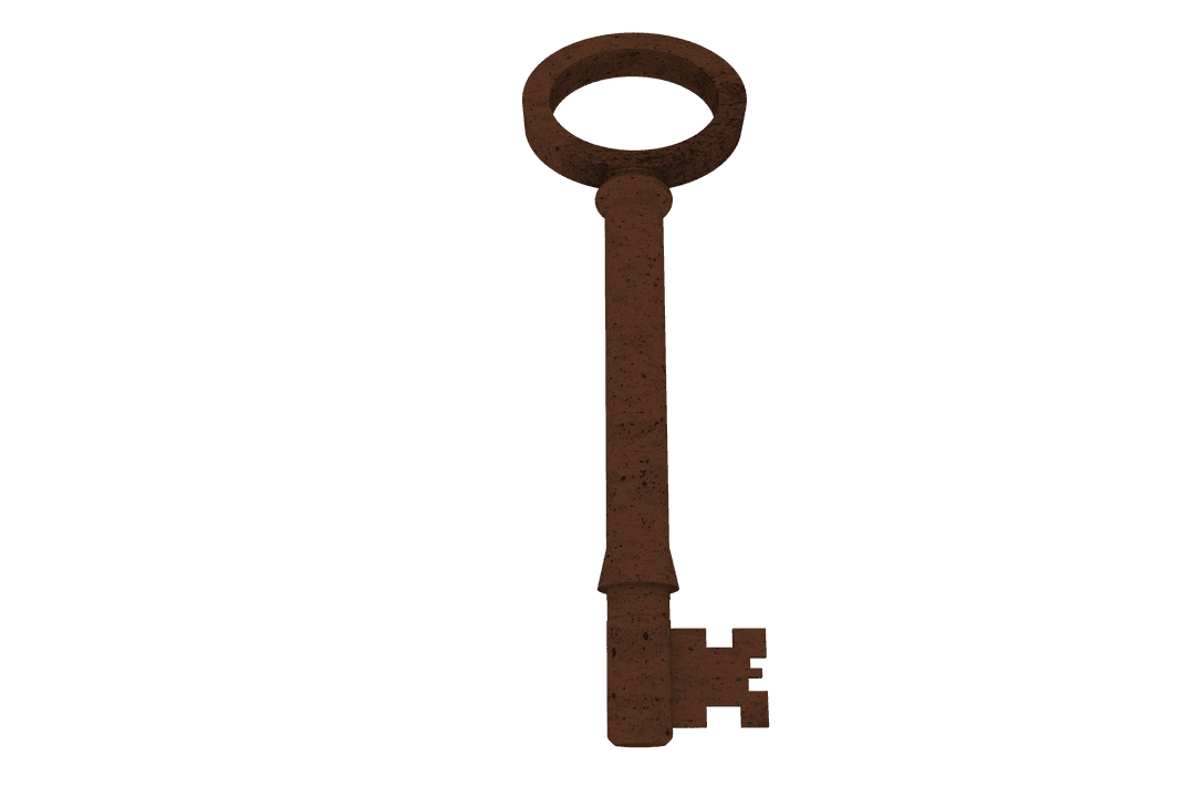 Rusty Vintage Key on Transparent Background for Access Concepts - Download Free Stock Images Pikwizard.com
