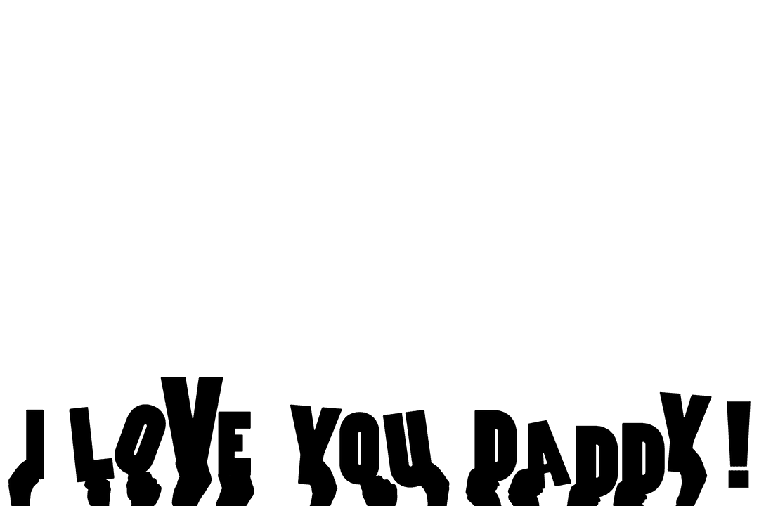 Hands Sharing I Love You Message on Transparent Background