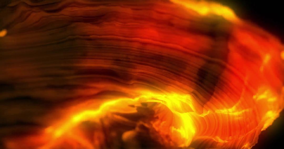 Vivid Abstract Flames in Dynamic Movement