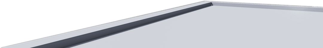 Transparent Edge of Metallic Sheet Close-Up with Industrial Feel