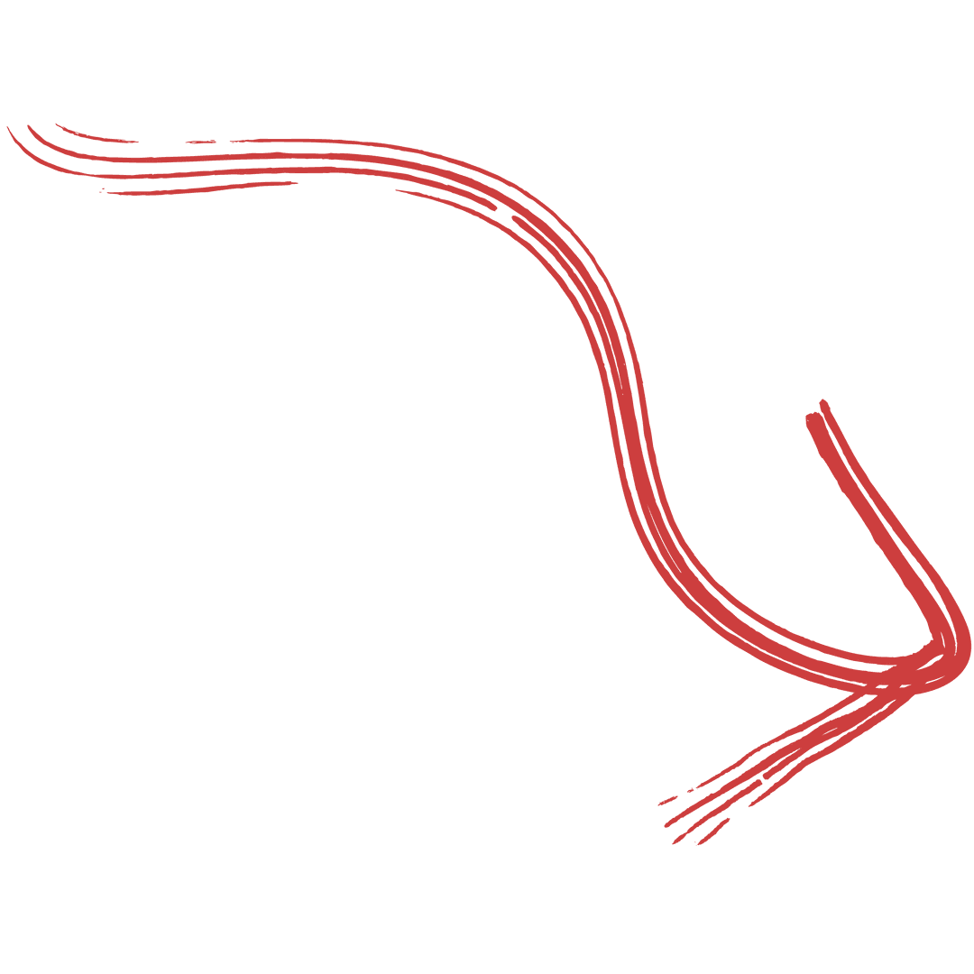 Red Curved Arrow Illustration Transparent Background