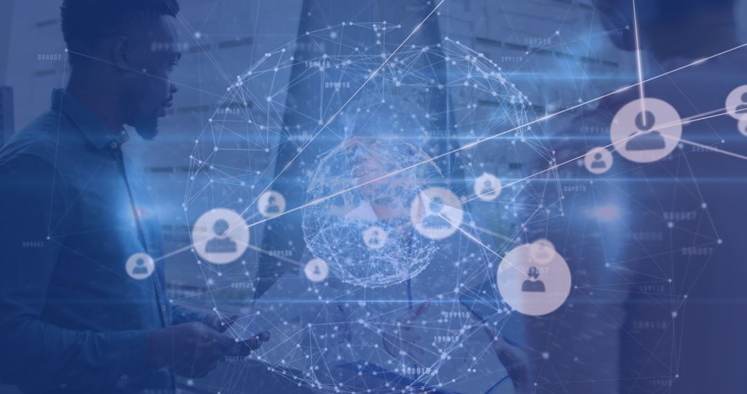 Global Digital Network with Diverse Business Professionals