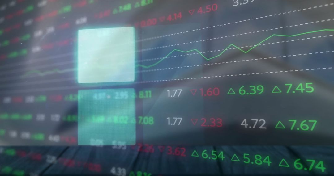 Financial Data Analysis Overlaying Urban Building