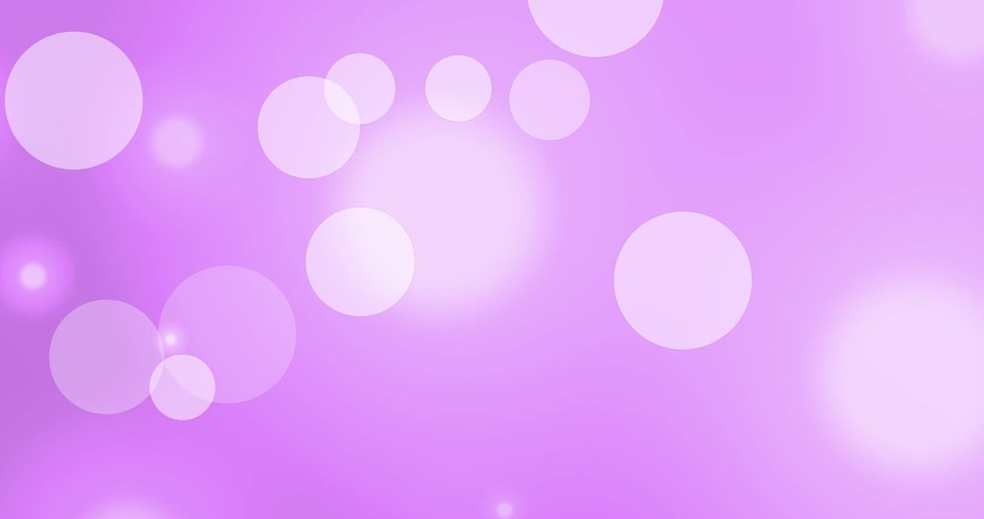 Glowing Bokeh Overlay on Violet Background