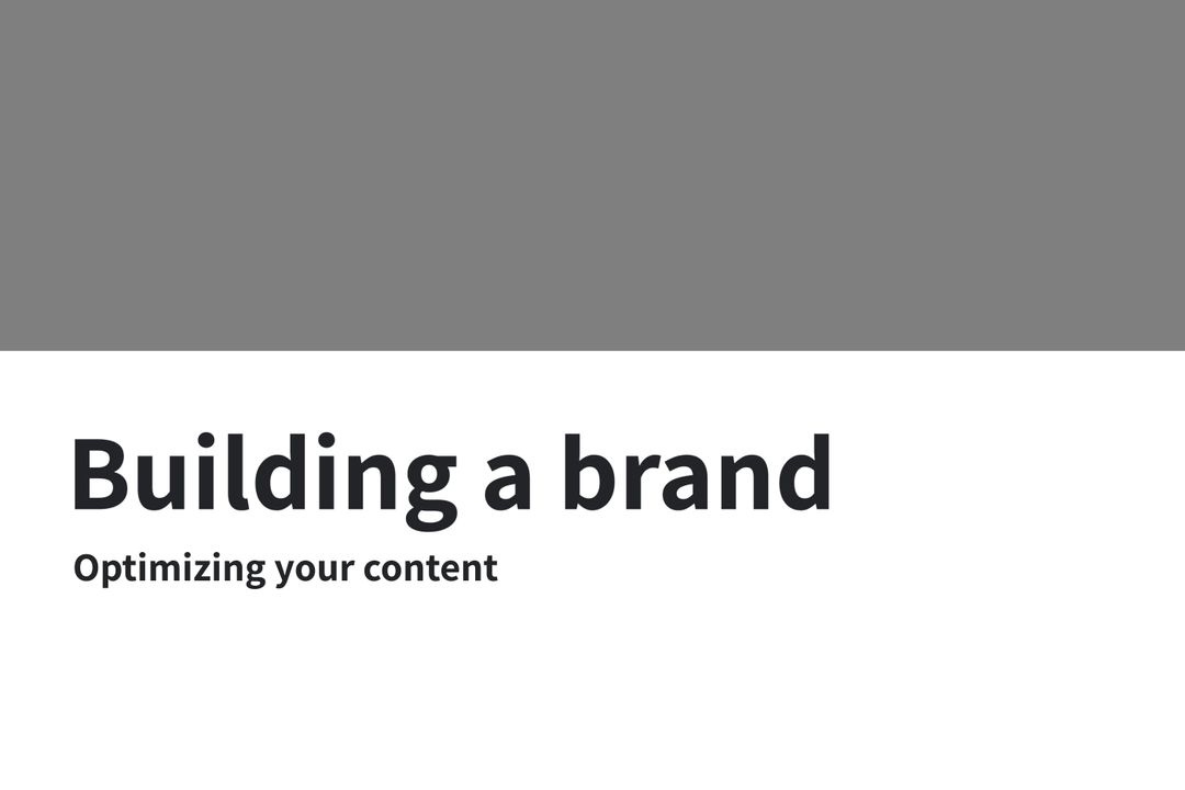 Minimalist Branding Template for Business Growth Presentations